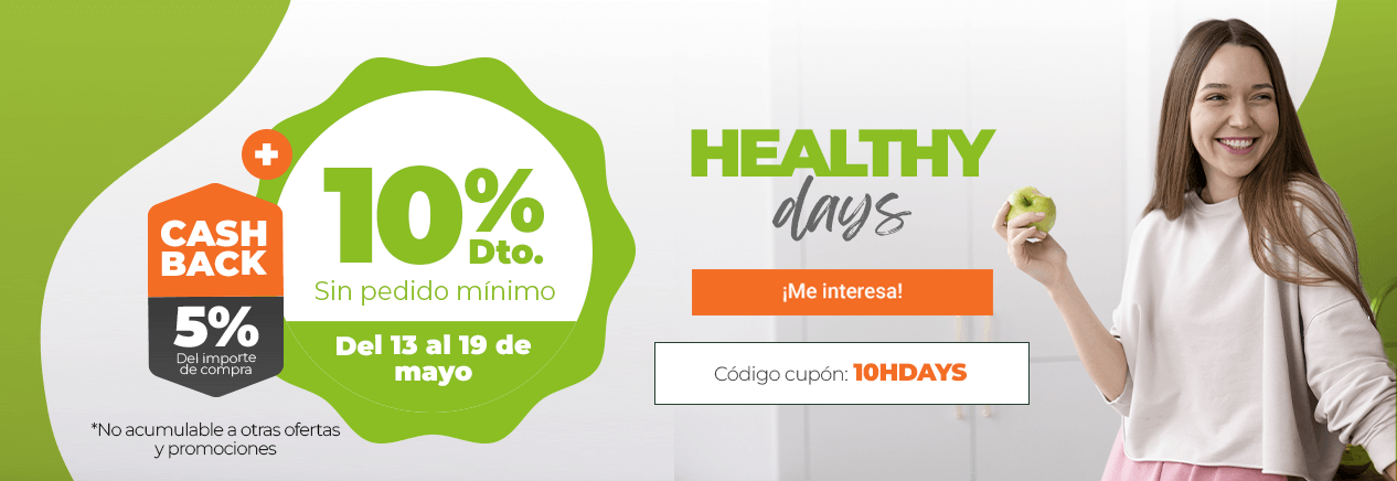 ¡10% DE DTO EN LOS HEALTHY DAYS!
